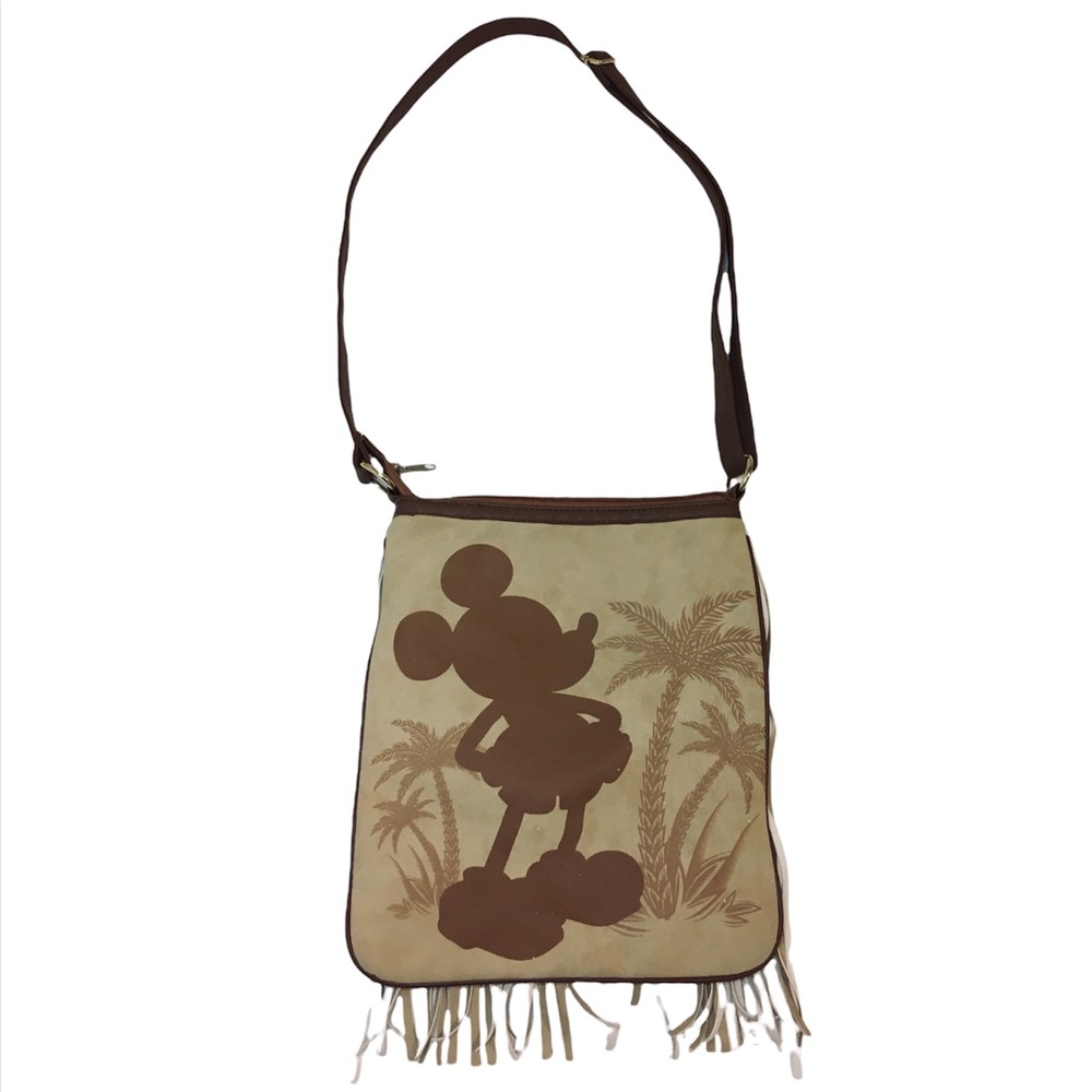 Disney Purse, Mickey Mouse Fringe Purse, Authentic Original Disney Parks